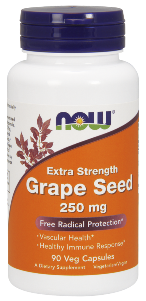 Now Grape Seed Extract is a highly concentrated natural extract containing a minimum of 90% Polyphenols, including OPC's (Oligomeric Proanthocyanidins), the beneficial antioxidant compounds found in Grape Seeds..